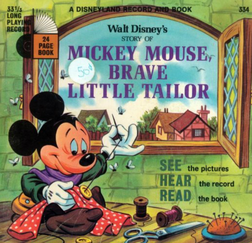 Mickey Mouse, Brave Little Tailor (01),绘本,绘本故事,绘本阅读,故事书,童书,图画书,课外阅读